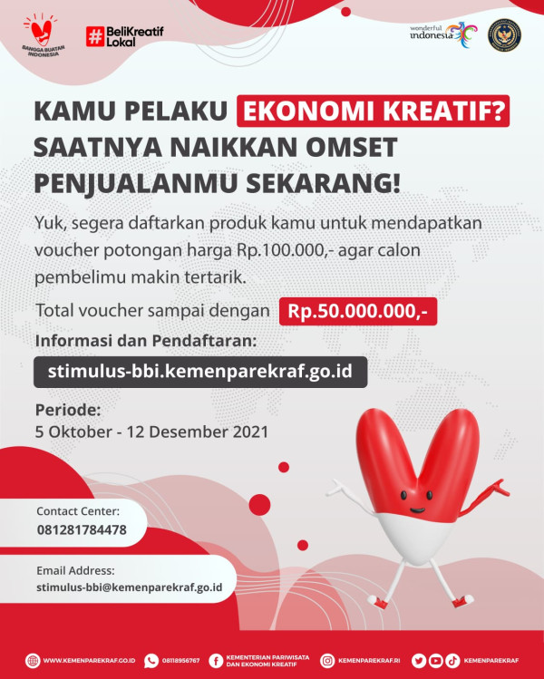Yuk, Belanja Produk Dalam Negeri dengan Voucher Stimulus Bangga Buatan Indonesia