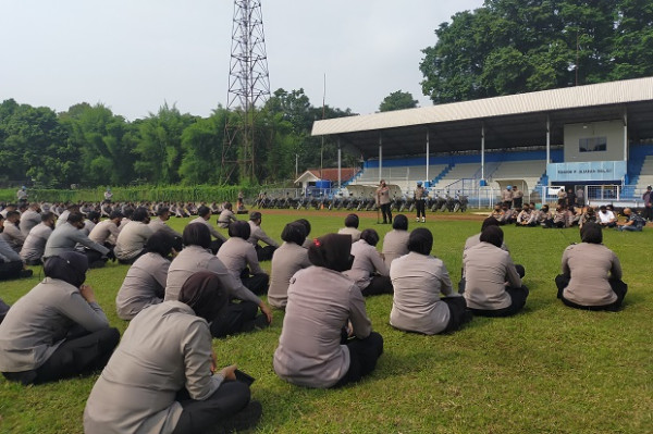 Unjuk Rasa Kembali Marak, 500 Polisi di Kota Bogor Gelar Latihan