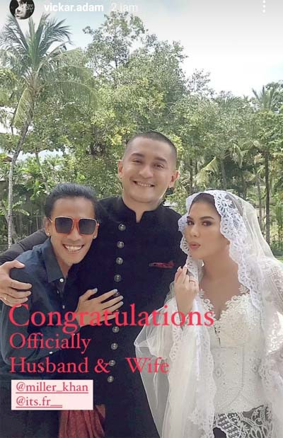 Sah! Miller Khan Resmi Nikahi Farina Rebecca