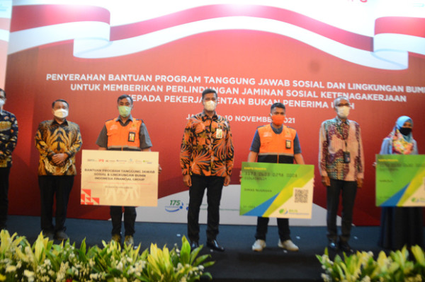 2.000 Relawan dan Pekerja Rentan Dapatkan Perlindungan BPJS Ketenagakerjaan dari IFG