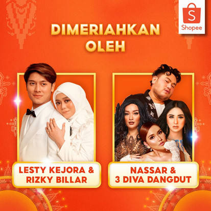 Spektakuler, Shopee 11.11 Big Sale TV Show Hadirkan Lesti-Billar, King Nassar hingga Dewi Perssik