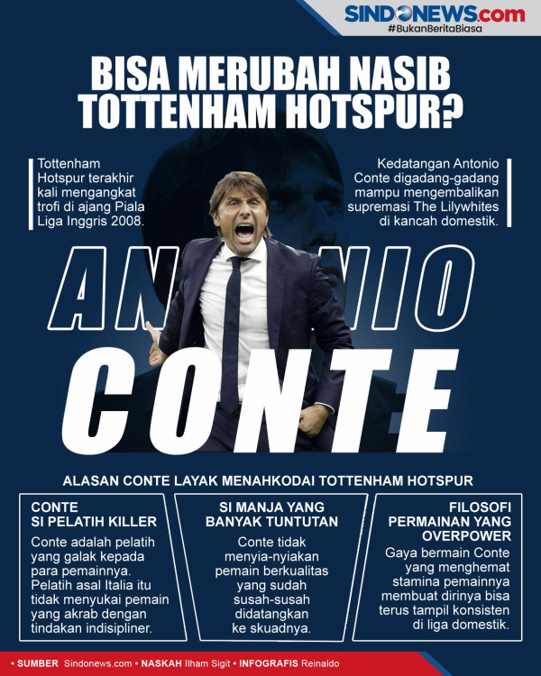 Pemain Tottenham Kegemukan, Antonio Conte Turun Tangan Atur Menu Makanan