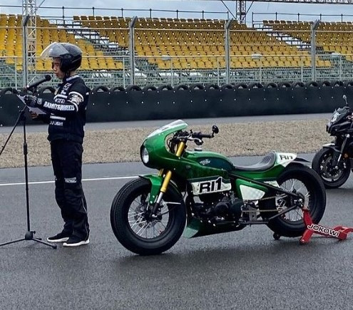 Ini Detail Lengkap Motor Custom Presiden Jokowi saat Coba Sirkuit Mandalika
