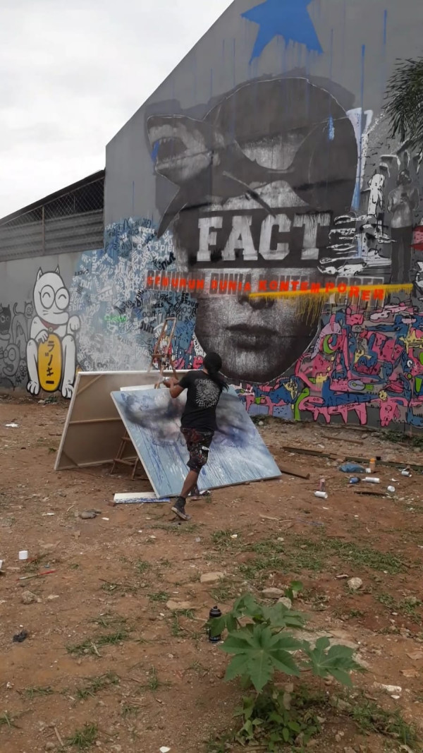 Kala Mural Bicara Ekspresi yang Privat pun yang Komunal, Rizal Ramli: Kok Kejahatan????