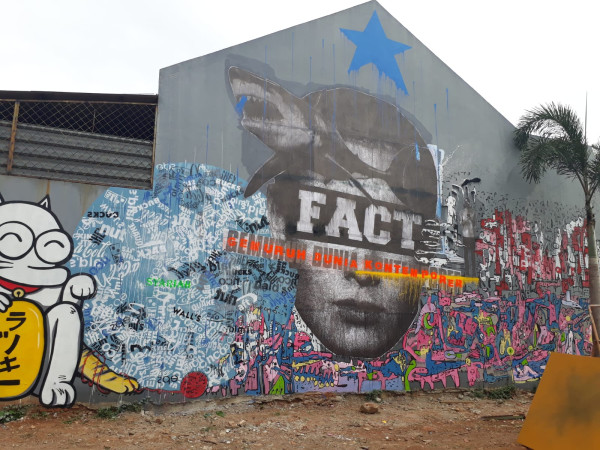 Kala Mural Bicara Ekspresi yang Privat pun yang Komunal, Rizal Ramli: Kok Kejahatan????