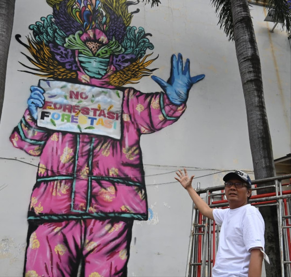 Kala Mural Bicara Ekspresi yang Privat pun yang Komunal, Rizal Ramli: Kok Kejahatan????