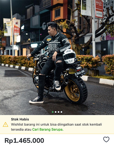 Outfit Balap Presiden Jokowi di Sirkuit Mandalika Produk Dalam Negeri Semua, Segini Harganya