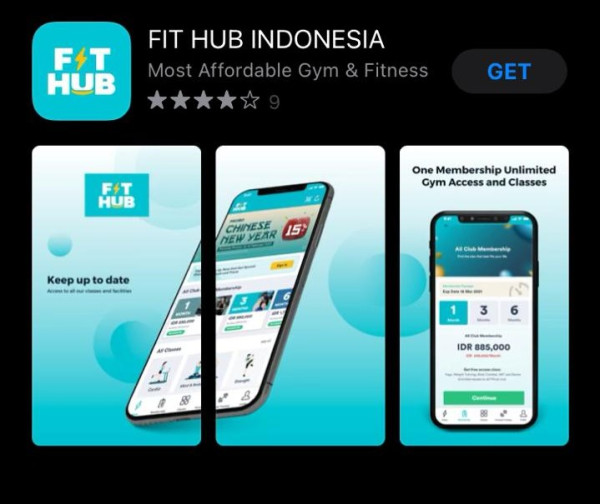 Fit Hub Permudah Kegiatan Ngegym Menggunakan Aplikasi