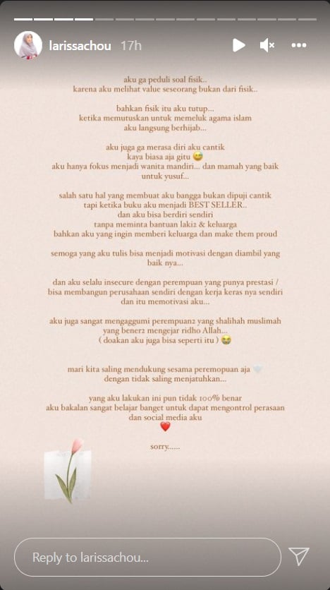 Larissa Chou Ungkap Kronologi Awal Perseteruannya dengan Henny Rahman