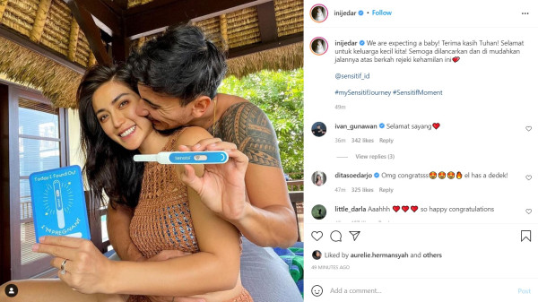 Jessica Iskandar Hamil, Vincent Verhaag Ucapkan Terima Kasih