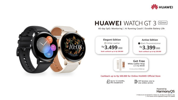 Spektakuler, HUAWEI WATCH GT 3 dengan HarmonyOS Menjadi Smartwatch Terlaris dalam Satu Minggu Pasca-Peluncuran