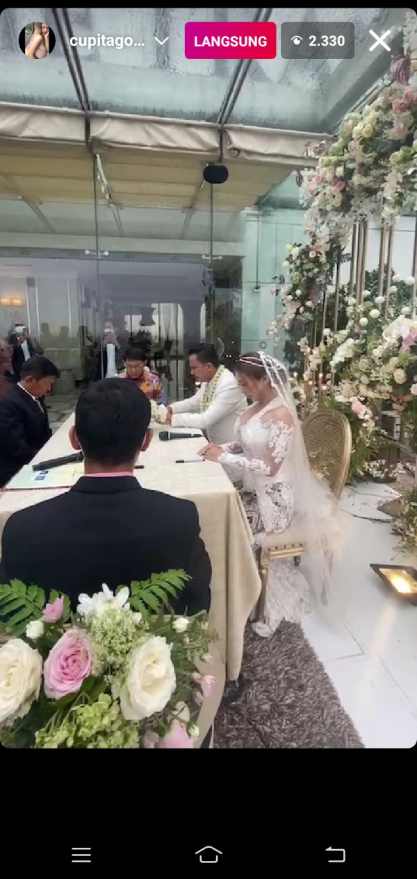 Sah! Cupi Cupita Resmi Menikah dengan Bintang Bagus