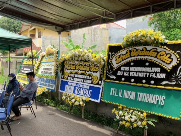 Situasi Terkini Kediaman Rumah Duka Legenda Bulu Tangkis Verawaty Fajrin Didatangi Pelayat