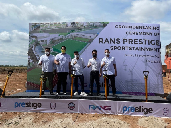 Raffi Ahmad Resmikan Pembangunan Rans Prestige Sportstainment