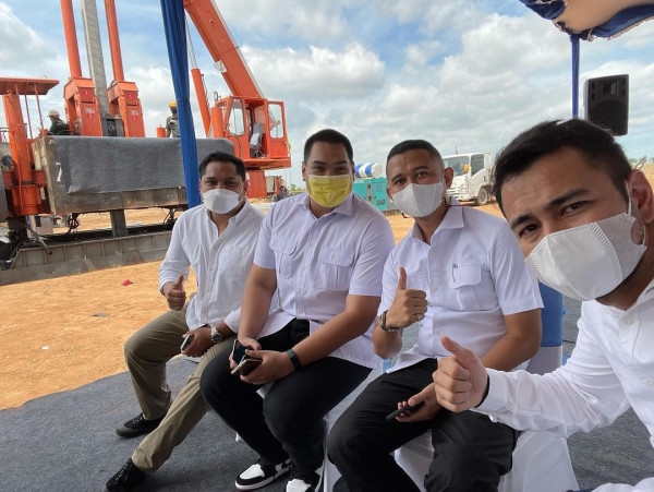 Raffi Ahmad Resmikan Pembangunan Rans Prestige Sportstainment