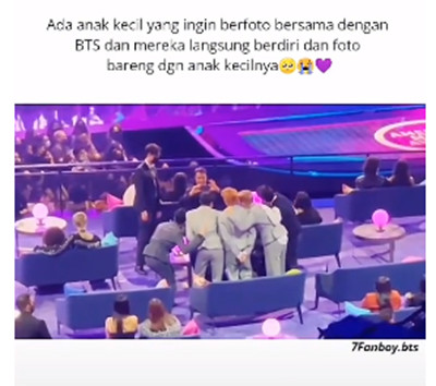 Sikap Manis BTS di AMA 2021 yang Tak Tertangkap Kamera, Bikin ARMY Meleleh