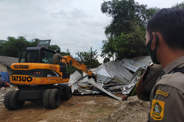 Pembongkaran Belasan Tempat Hiburan Malam di Kemang Bogor Nyaris Bentrok
