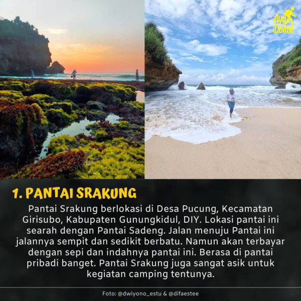 5 Pantai Tersembunyi di Gunung Kidul, Bisa Jadi Tempat Liburan Keluarga