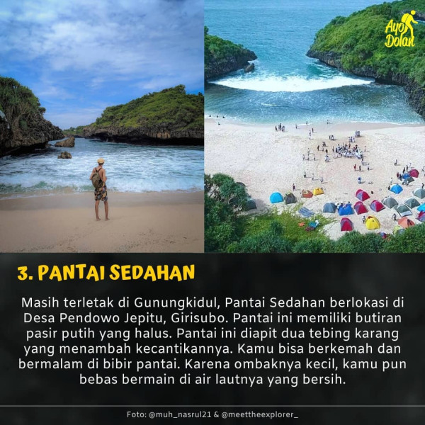 5 Pantai Tersembunyi di Gunung Kidul, Bisa Jadi Tempat Liburan Keluarga