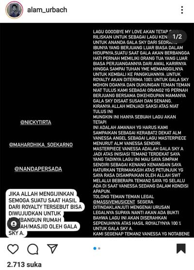 Vanessa Angel Titipkan Amanah, Peninggalannya Bisa Buka Jalan Gala Sky Bangun Masjid