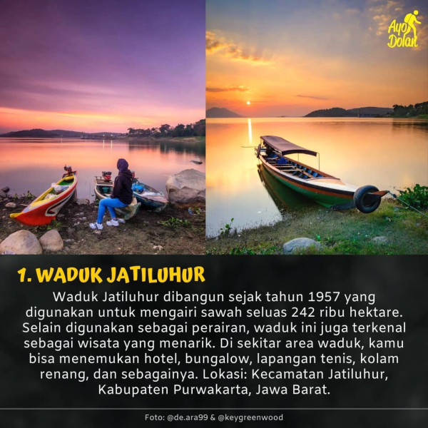 5 Destinasi Waduk Terindah di Indonesia, Pas Buat Liburan Akhir Pekan