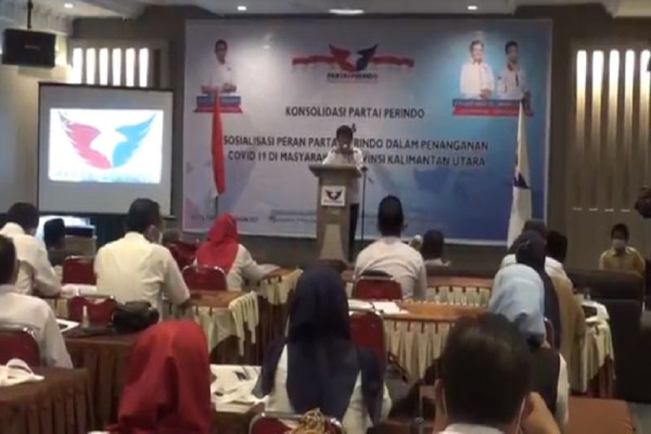 Konsolidasi dan Sosialisasi Peran Partai Perindo Kaltara dalam Menangani COVID-19