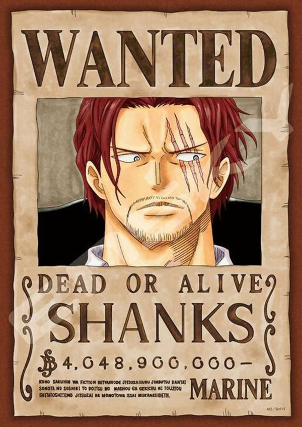 10 Fakta Seputar Shanks, Perompak Rambut Merah, di One Piece