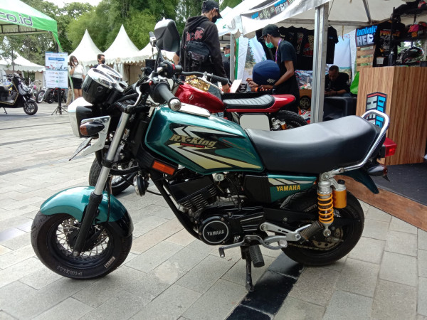 RX King Cebol Ikut Tebar Pesona di IAM X IIMS Motobike 2021