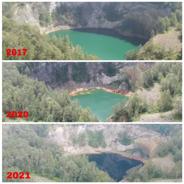 Danau Kelimutu Mengering, Begini Penjelasan Balai Taman Nasional