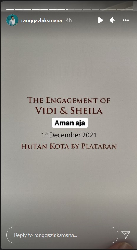 Vidi Aldiano dan Sheila Dara Aisha Gelar Acara Tunangan Hari Ini