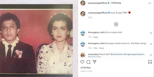 Wajah Asli Orangtua Vanessa Angel Terbongkar, Bukan Doddy Sudrajat