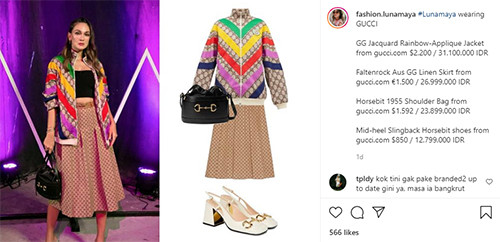 Luna Maya Pose Pakai Outfit Puluhan Juta, Background-nya Curi Perhatian