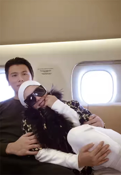 Syahrini Pamer Kemewahan Jet Pribadi saat Bosan dalam Perjalanan Menuju Hawaii