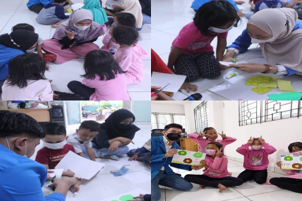 PMKM Universitas Pamulang di Taman Bacaan Kolong(TBM) Ciputat