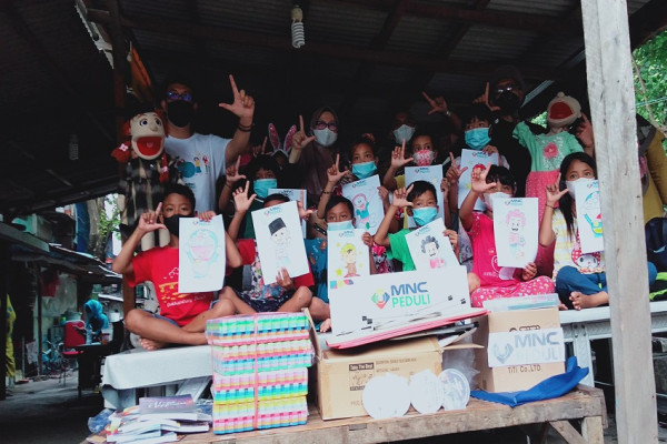 Disambangi MNC Peduli, TBM Rangkah Semakin Optimis Bangun Gerakan Literasi