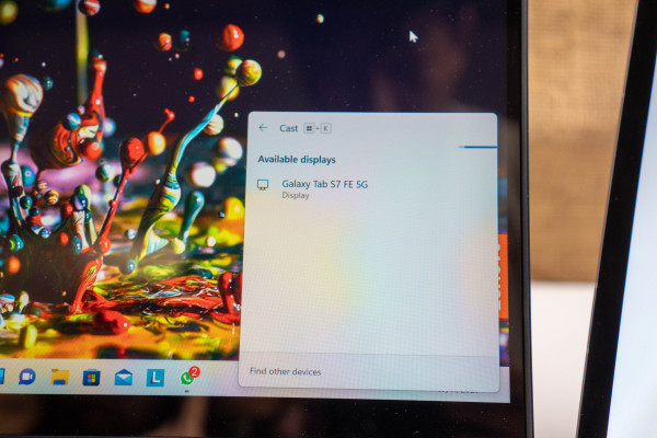 Layar Galaxy Tab S7 FE 5G Bisa Disambung ke Laptop, Begini Caranya!