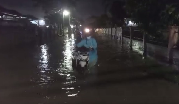 Hujan Lebat, Kota Bandar Lampung Dikepung Banjir