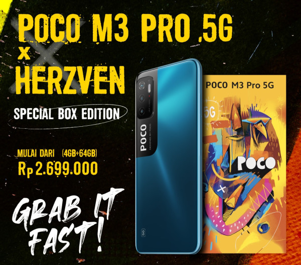 Begini Cara Membeli POCO Edisi Terbatas Crooz dan Herzven