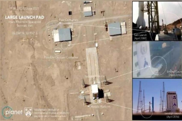 Foto Satelit Ungkap Persiapan Iran Lakukan Peluncuran Roket ke Luar Angkasa