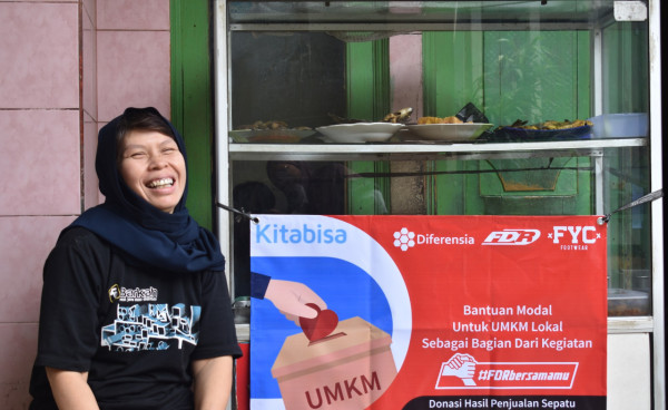 FDR dan FYC Donasikan Hasil Penjualan ke UMKM