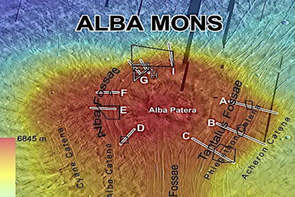 Mars Punya Gunung Berapi yang Dahsyat, Tingginya Sekitar 6,8 Km
