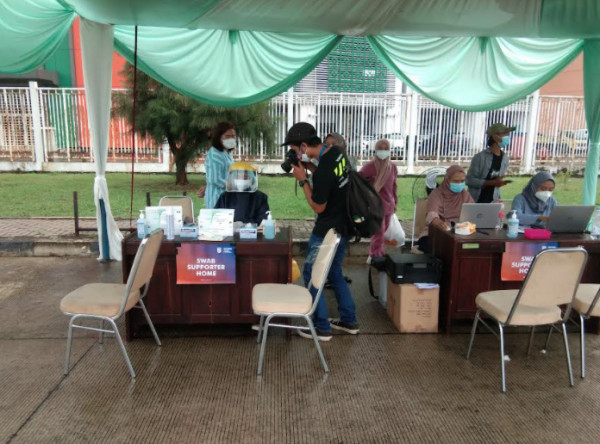 Begini Persiapan Uji Coba Penonton Liga 2 di Stadion Pakansari Bogor