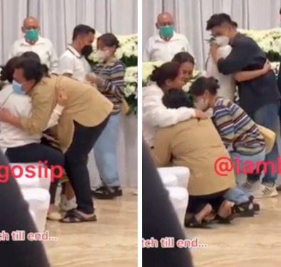 Lepas Kepergian Sang Putri, Ayah Laura Anna Tertunduk Lemas