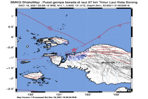 Gempa Guncang Larantuka dan Sorong, Warga Panik Berhamburan Keluar Rumah
