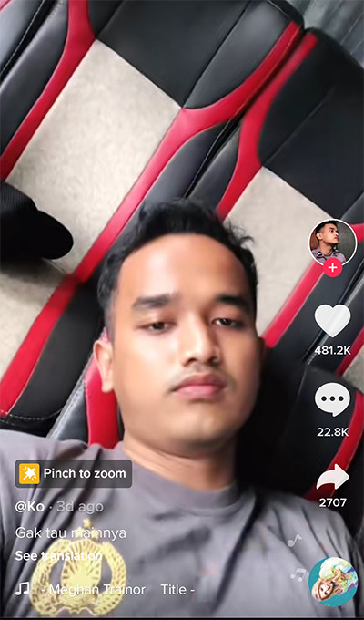 Viral! Seorang Polisi Berwajah Mirip Bibi Andriansyah, Intip Potretnya