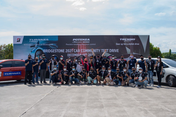 Melibatkan Komunitas Honda Jazz, Bridgestone Gelar 2021 Car Community Test Drive
