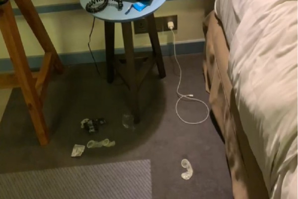 Penampakan Selebgram TE saat Digerebek di Kamar Hotel, Ada Kondom Bekas Pakai