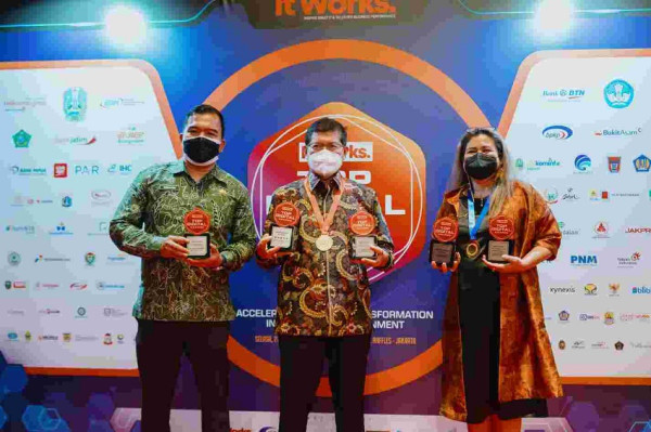 Pemprov DKI Jakarta Borong 5 Penghargaan Top Digital Awards 2021