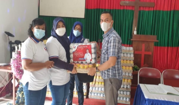 Partai Perindo Jambi Berbagi Kasih ke Gereja, Jubir: Bentuk Persatuan dan Kepedulian