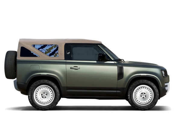 Super-terbatas, Land Rover Defender 90 dengan Atap Terbuka